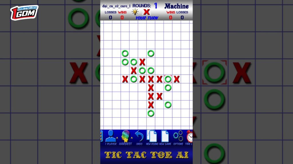 cách chơi cờ Caro